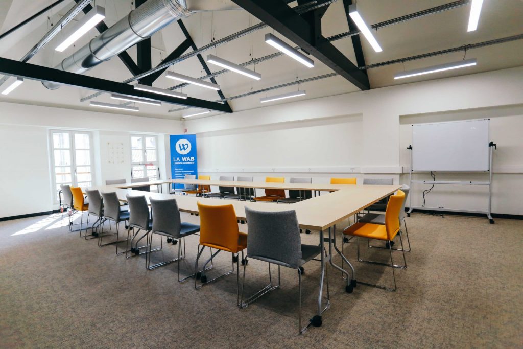 Grande salle du coworking